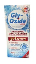 Gly-Oxide 0.5 Fl OZ Liquid Antiseptic Oral Gum Braces Cleanser 3 In 1  1... - £24.12 GBP