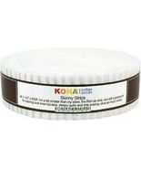 Skinny Strips - Kona® Cotton Solids White Colorstory 1.5&quot; Fabric Strips ... - $35.17 CAD