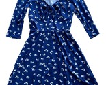 BCX Blue Knit  Mini Dress Fit and Flare Dress Size S - £6.45 GBP