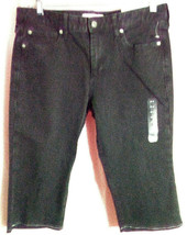 GAP Perfect Boot Crop Jeans BLACK Size 31 Short (Approx 12)  NWT - £12.50 GBP
