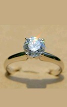 2.00 Ct Brilliant Round-Cut Diamond Solitaire Engagement Ring - £96.77 GBP
