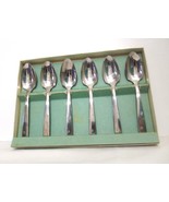 6 new grapefruit spoons; stainless steel - £11.79 GBP