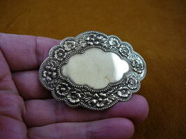 CB-FLO-8 FLOWER trimmed daisy Barrettes French barrette hair jewelry brass - $20.99