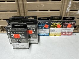 Brother LC02 Black Yellow Magenta Cyan Ink Cartridges Genuine Discontinu... - $47.50