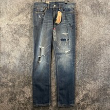 Levi Jeans Mens 32x32 Medium Wash 511 Slim Fit Western Rugged Casual Dis... - $13.89