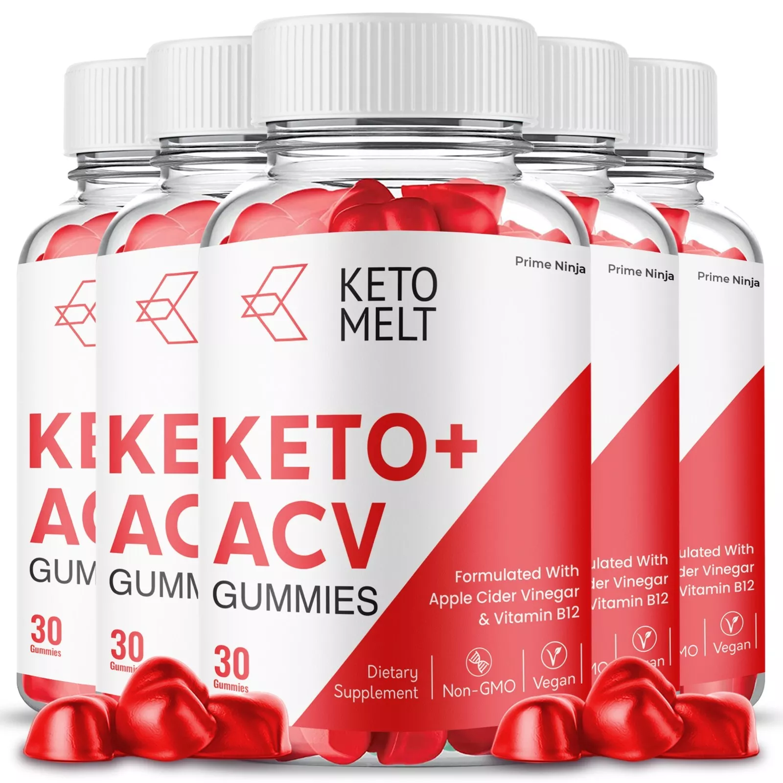 Keto Melt Keto ACV Gummies, KetoMelt Gummies Maximum Strength Official (5 Pack) - £98.05 GBP