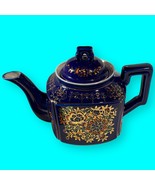 Cobalt Blue Tea Pot  Japanese Moriage Seiei &amp; Co. Hand Painted Vintage T... - £33.84 GBP