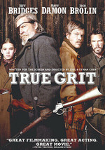 Jeff Bridges, Matt Damon, &amp; Josh Brolin True Grit Dvd - £1.56 GBP