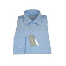Men's Dress Shirt Christopher Lena 100% Cotton Wrinkle Free C507WS0R Blue image 4