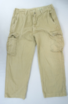 Vintage American Eagle Pantalon Hommes 34x30 Beige Militaire Bouffant Y2... - £22.78 GBP