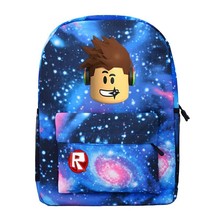 Blue Starry kids backpack school bags for boys with Anime Backpack For Teenager  - £26.36 GBP