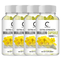 Dietary Supplement Pills Mullein Leaf Capsules For Lung Cleansing &amp; Deto... - £23.87 GBP+