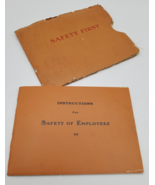 1925 Safety First Employee Manual Connecticut Public Utilities Vintage B... - $11.87