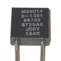 154K 150NF 50v rating box capacitor M39014/02-1354 8725AX J50V 154K - £0.61 GBP