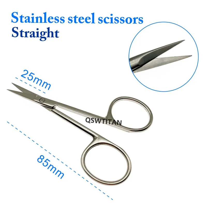 Ue scissors double eyelid scissors 8 5cm 9 5cm stainless steel plastic surgery scissors thumb200