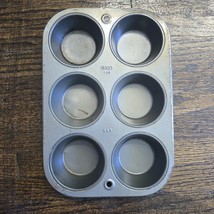 Vintage EKCO 6 Cupcake Muffin Tin Pan Kitchen Baking T60 EKCO - $12.99