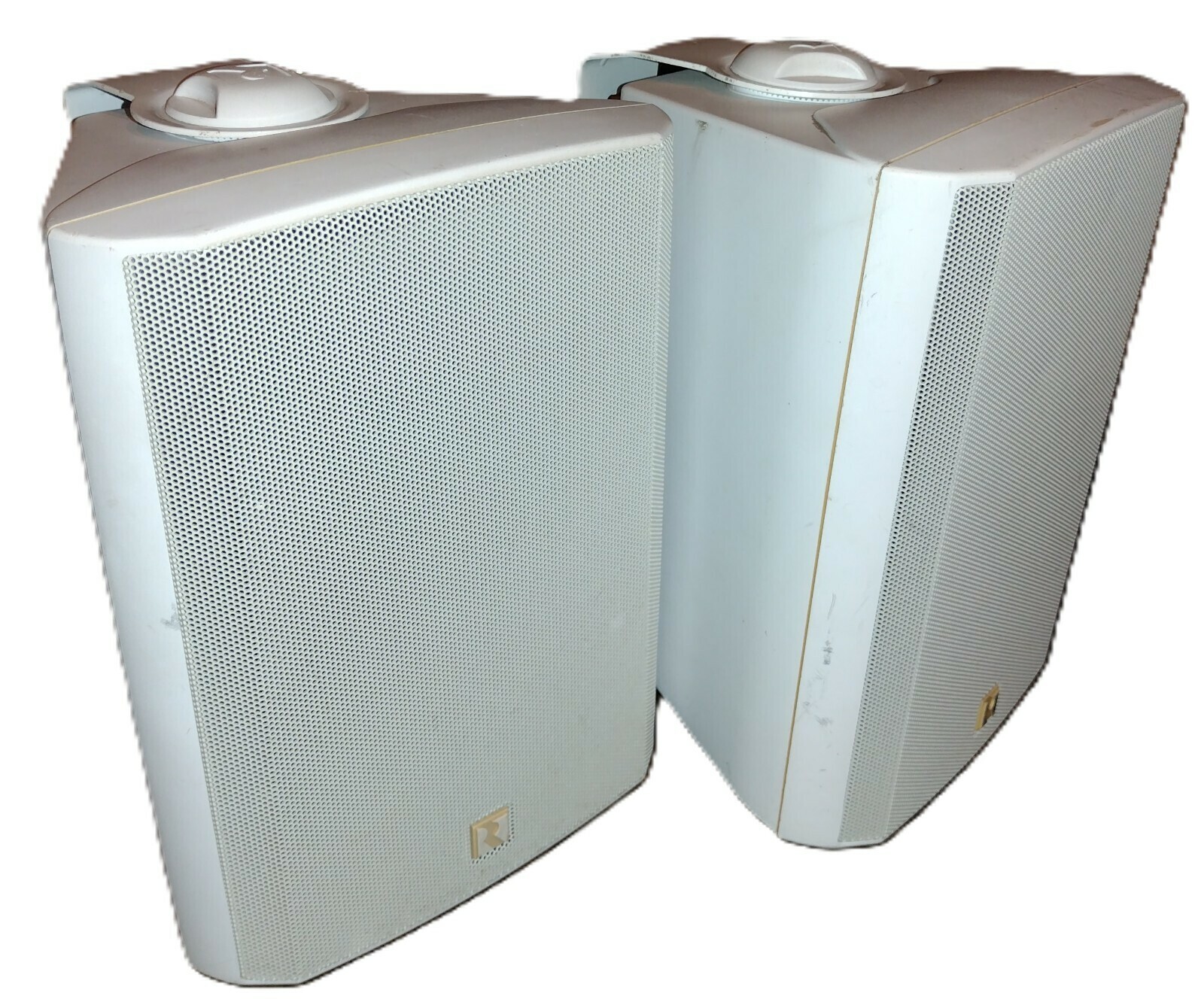 Pair Russound Outback OB-5.1 Outdoor Off White Speakers 10-100W 8 Ohms T... - $129.99