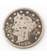 1886 5¢ Liberty Nickel, AG Condition, Full 4-Digit Date, Porous, Great P... - $192.72