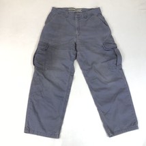 Vintage Levi’s Silvertab Khakis Gray Cargo Pants Tag Size 33x30 Y2K - £42.80 GBP