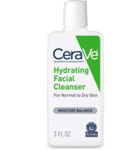 CeraVe Travel Size Hydrating Face Cleanser for Sensitive &amp; Dry Skin 3.0fl oz - £19.01 GBP