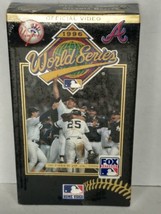 VTG VHS &#39;96 World Series New York Yankees Vs Atlanta Braves Sealed W/Water marks - £6.40 GBP