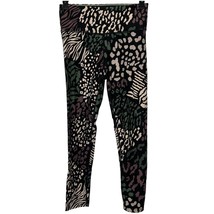 Calvin Klein Performance Wicking Animal Print Leggings Size S 7/8 Black ... - £19.69 GBP