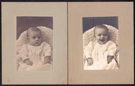 John Farrington Russell (2) Cabinet Photos - Wells River &amp; Newbury, Vermont - £28.01 GBP