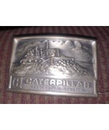 Vintage Caterpillar Track Type Tractor Dozer Belt Buckle 3&quot; x 2&quot; - £20.91 GBP