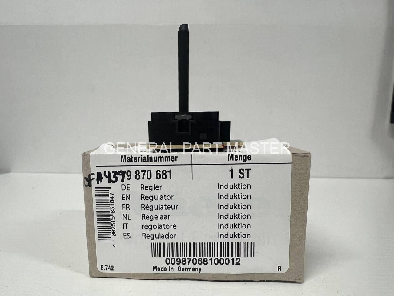GENUINE OEM Miele Regulator Induktion 9870681 - $69.30