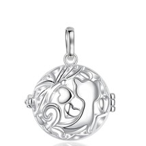 20mm Fox Cage Harmony Ball Musical Pendant Angel Caller Bola Necklace For Baby P - £17.98 GBP