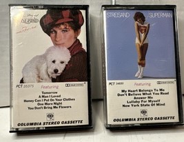Barbra Streisand Lot 2 Cassette Tapes Streisand “Superman” & “Songbird” Vg - $130.60 MXN
