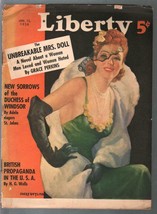 Liberty 1/15/1938-Jules Gotlieb Good Girl Art-Lily Pons-HG Wells-FR - £31.96 GBP