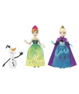 Disney Frozen Sisters Giftset - Very Small Figures 3 3/4&quot; Princesses, Ma... - £15.95 GBP