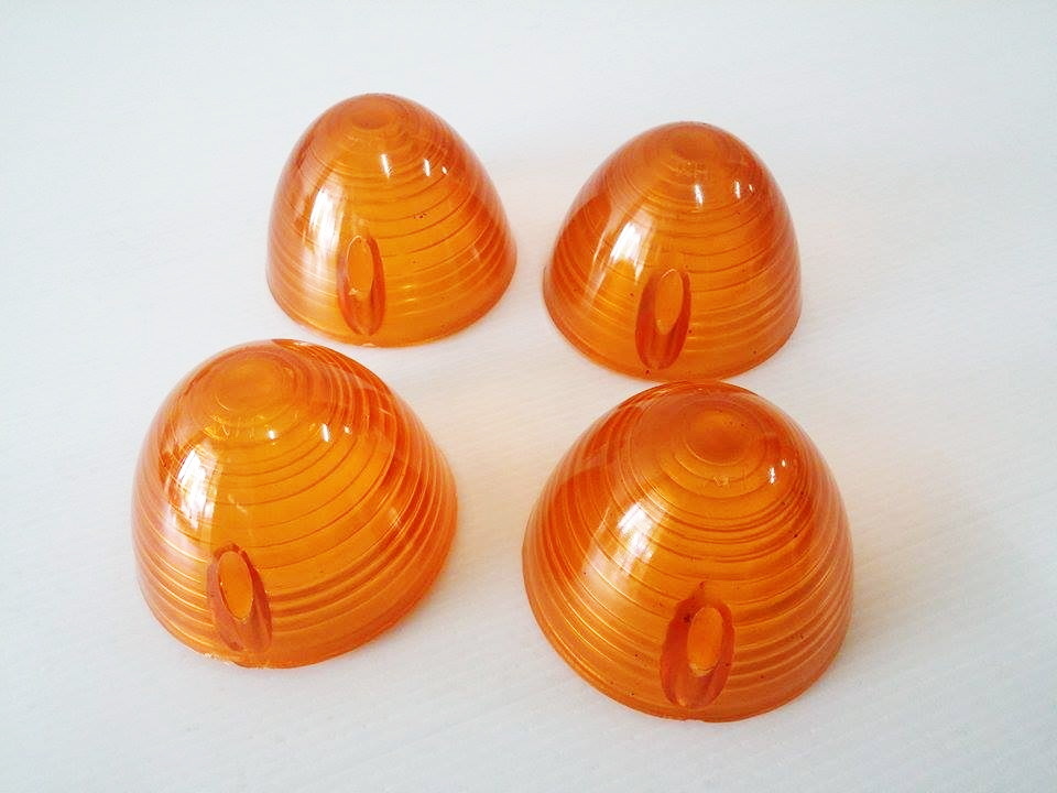 FOR Honda C50 C65 C70 Winker Turn Signal Lens 4pcs. New Mark HM