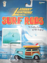 Johnny Lightning Surf Rods &quot;Da Surf Woody&quot; Mint On Sealed Card 1/64 Scale - £3.93 GBP