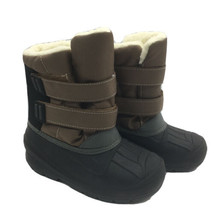  Cat & Jack Thermolite 7 in Boys Lev Winter Boots Size 11 Toddler Brown Black - $22.79