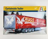 Italeri Curtainside Trailer Model Kit 1:24 Pegasus New in Open Box, unas... - $79.19