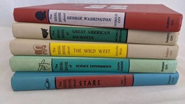 The Real Book About American Journeys, Wild West, Washington &amp; More Lot 5 1950’s - £12.68 GBP