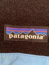 Patagonia Jacket Women Small Black Blue Synchilla Snap T Fleece Pullover... - $38.00