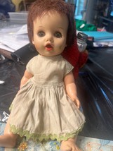 Vtg Uneeda  Baby Doll Brunette 1960s - £27.54 GBP