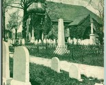 Vecchio Swedes Chiesa Cimitero Wilmington Delaware De 1907 Udb Cartolina - $5.08