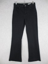 NYDJ Women&#39;s Jeans Bootcut Black Mid Rise Size 4 Slimming Shaping USA - $16.16