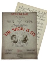 Little Old Lady Piano Sheet Music VTG 1936 Musical The Show Is On Minelli - £6.84 GBP