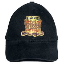 Wild Wild West Coast Novelty National Sales Convention Black Strapback Hat - £4.66 GBP