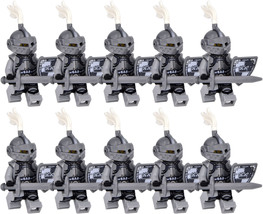 Medieval Custom Heroic Knights x10 Minifigure Lot - £14.30 GBP