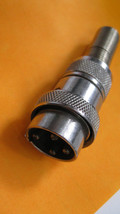 1pc 4-PIN MALE Amphenol MICROPHONE CONNECTOR 91-MC4M plug fit shure EV c... - $44.54