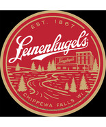 Leinenkugel Beer Logo Round Vintage Retro Logo Bar Wall Décor Metal Tin ... - £17.25 GBP