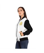 Angel Grove High School White Ranger Women&#39;s Bomber Jacket (AOP) - $62.41 CAD+