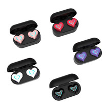 LOVE Heart Women Earphones Wireless Bluetooth 5.3 Earbuds LED Display Mi... - $20.50