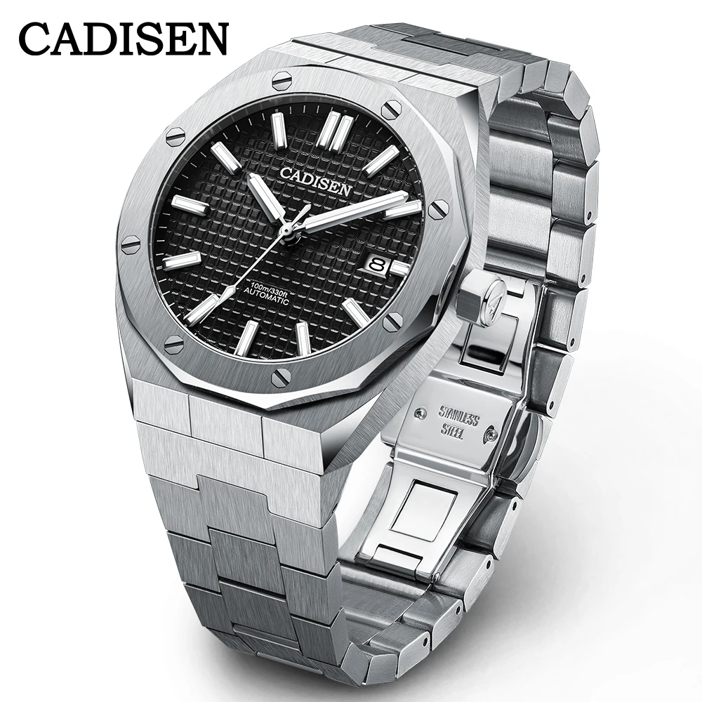 Japan  NH35 Automatic Watch For Men Sapphire Crystal Mechanical  Business Stainl - £231.78 GBP